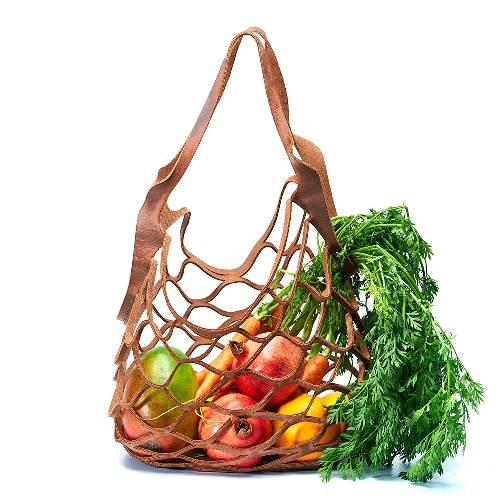 Leren nettas, natuur
